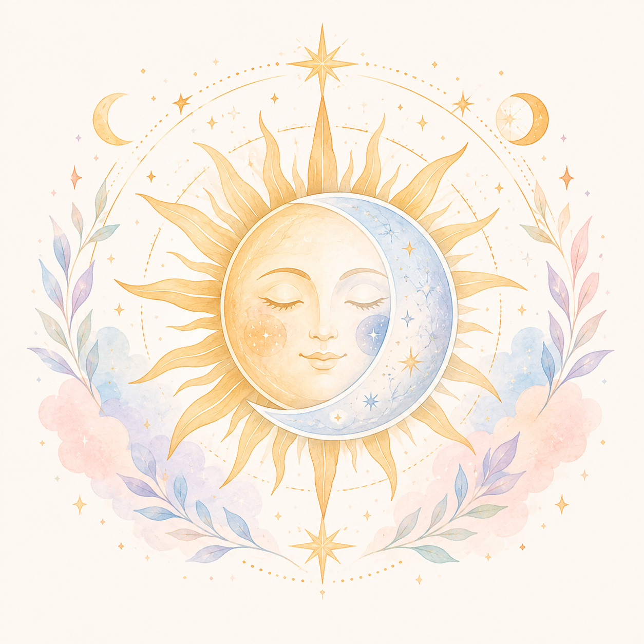 太陽と月