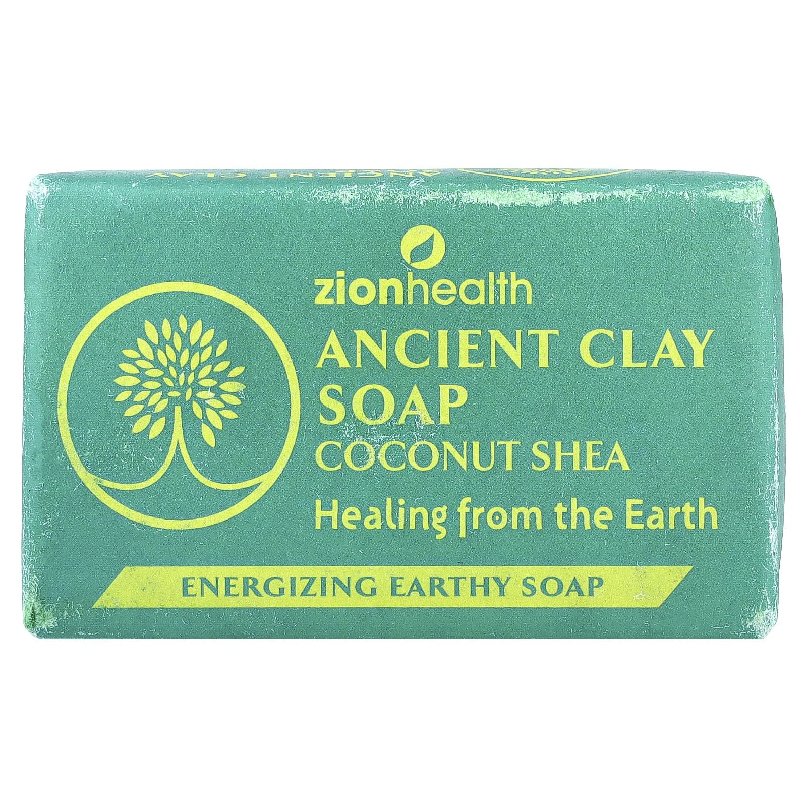 Zion Health Ancient Clay Bar Soap Coconut Shea パッケージ